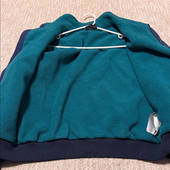 Patagonia Blue and Teal Zip-Up Bomber Jacket XS - Picture 4 of 4